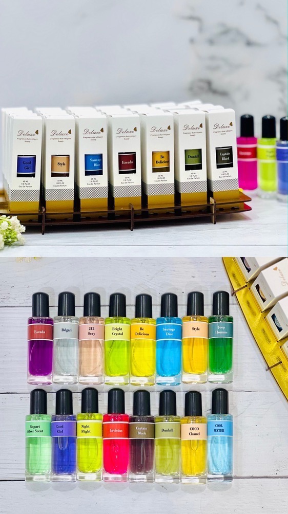 ادکلن های ۴۰ میل جعبه دار همراه استند🤩