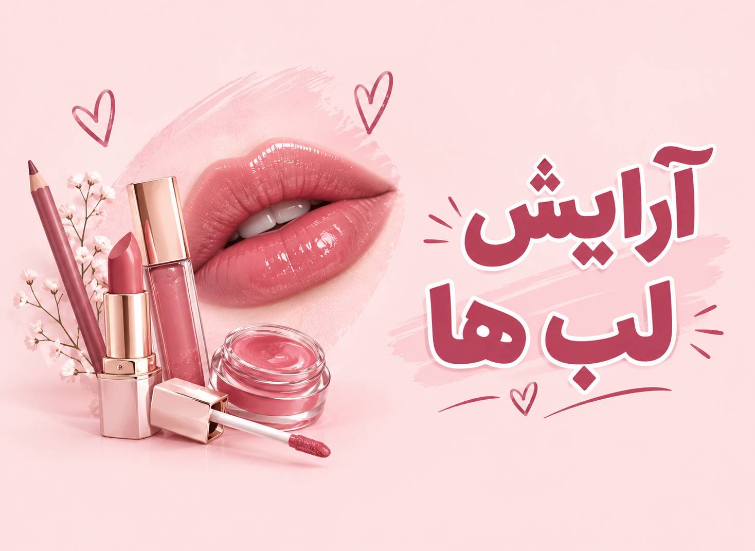 آرایش لب ها